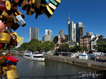 Frankfurt am Main, Skyline, Eiserner Steg
