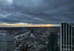 Frankfurt am Main, Abendstimmung mit vielen Wolken